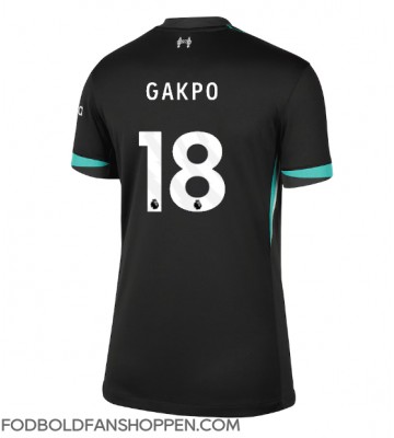 Liverpool Cody Gakpo #18 Udebanetrøje Dame 2024-25 Kortærmet